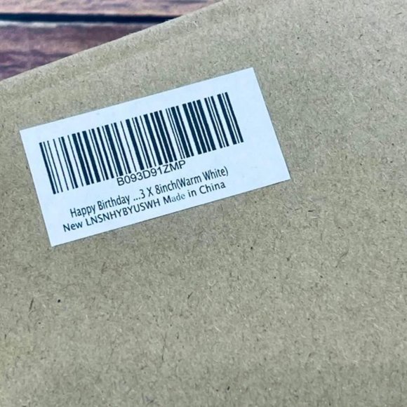 Happy Birthday Neon Sign 23x8 NEW - Picture 6 of 7